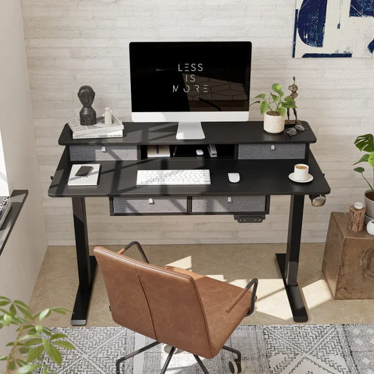 Elevate Your Workspace: The Allure of Standing Desks in Wood Finishes
